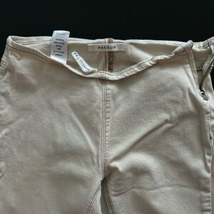 Never Worn Pacsun Low Rise Tan Flare Jean